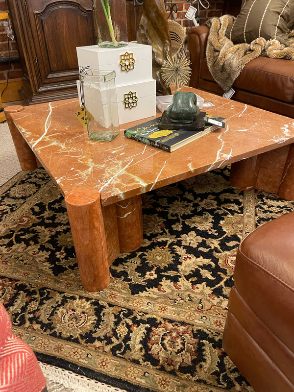 Vintage Knoll Gae Aulenti Rosso Marble Coffee Table – McCoys