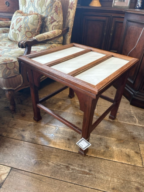 Wood Craftsman Style End Table