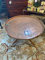 Brass Embossed Table