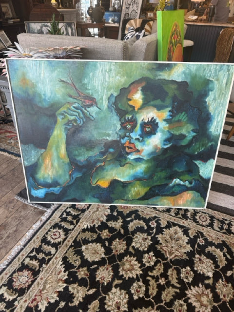Framed original Enchanted Woman Artwork