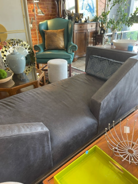 Wesley Hall Blue/Grey Social Sofa