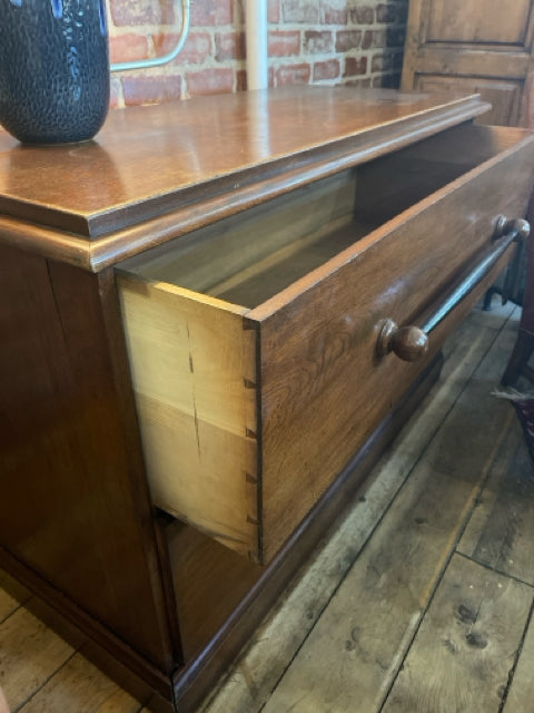 Large 2 Drawer Buffet with Black Handles