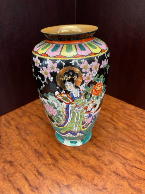 Multi Colored Japenese Vase