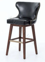 Hudson Leatrher Barstool