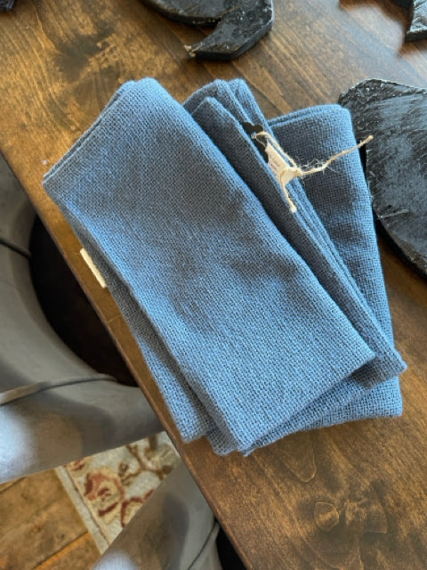 Blue Tweed Napkin