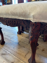 Victorian Carved Bench