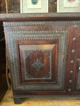 Portuguese Wood and Brass Detail Buffet