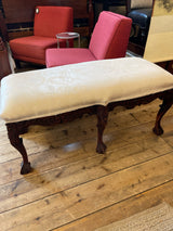 Victorian Carved Bench