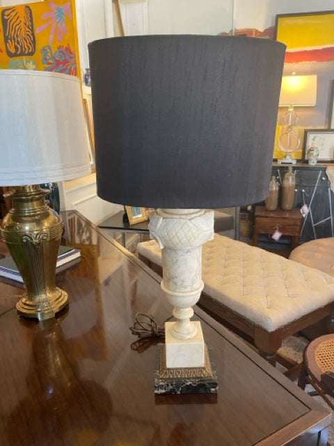 Vintage Marble and Alabaster Table Lamp