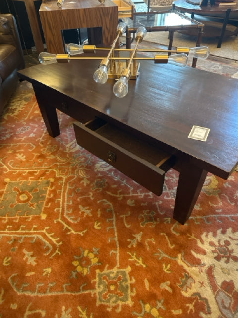 Dark Wood Coffee Table