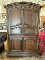 Antique Solid Oak Armoire