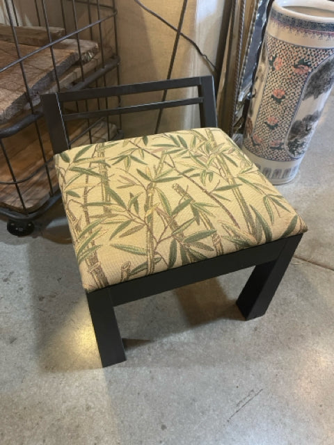 Asian Style Upholstered Stool