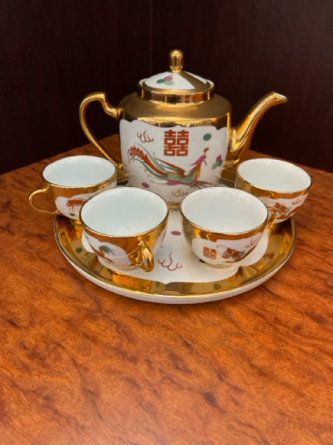 6 Piece Chinese Tea Set