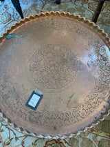 Brass Embossed Table