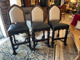 Custom Gothic Barstool Set of Three