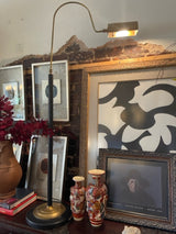 Black and Brass Antique Pharmacy Floor Lamp
