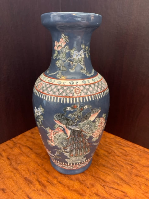 Blue Oriental Vase