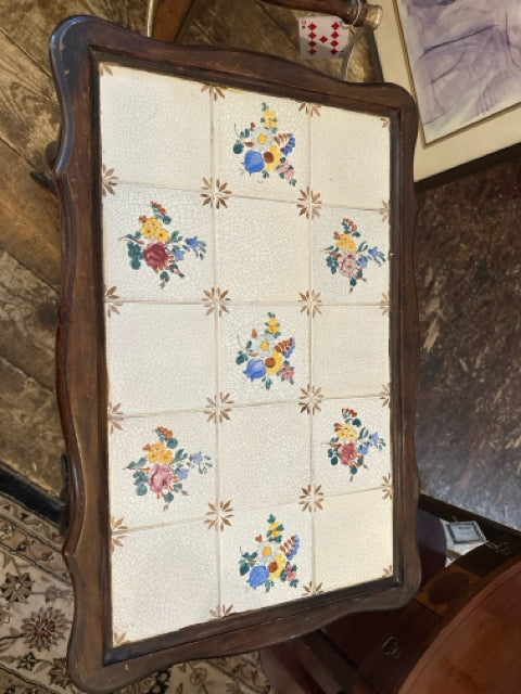 Antique Wooden Tea Cart