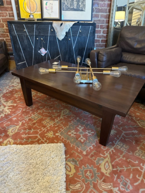 Dark Wood Coffee Table