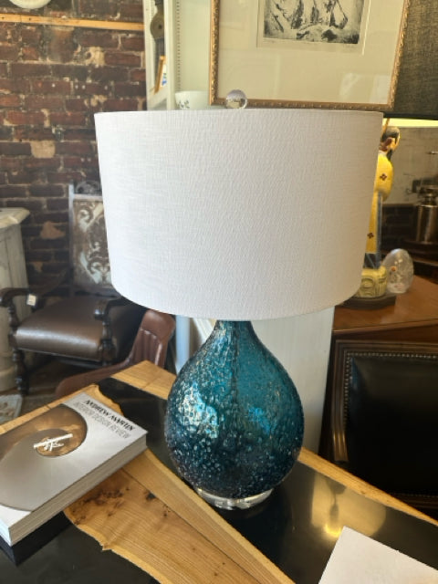 Blue Glass Eline Table Lamp