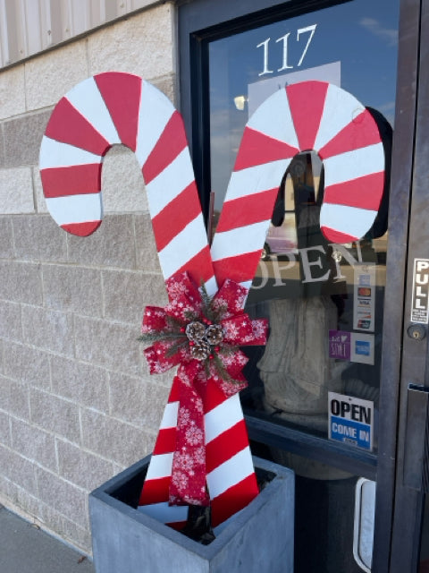 Custom Candy Cane Holiday Decor