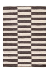 8'10" X 11'9" Jaipur Wool Black and White Area Rug