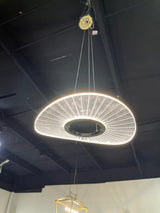 Contemporary Acrylic Light Fixture - McCoys Consign and Design