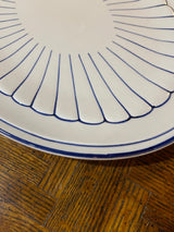 Blue and White Ceramic Platter