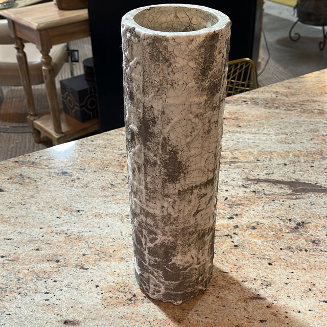 Stone Crackle Finish Vase