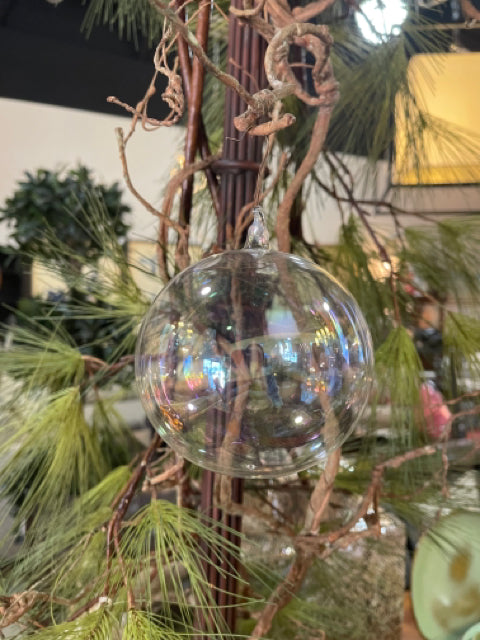 Small Iridescent Glass Ornament