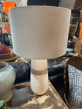 White Ceramic Base Table Lamp