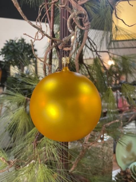 Matte Gold Ornament