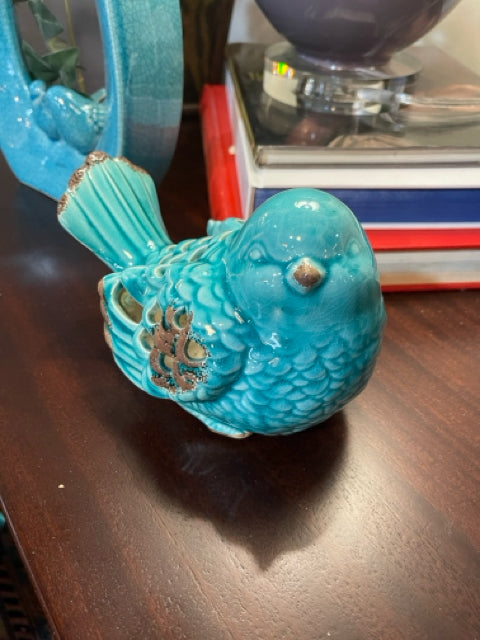 Crackle Ceramic Bird