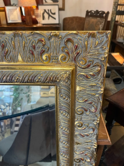 Gold Framed Filigree Mirror