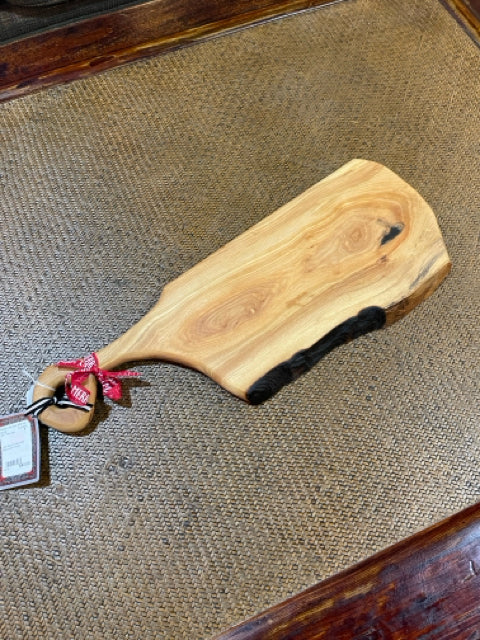 Light Wood Charcuterie Board with Handle