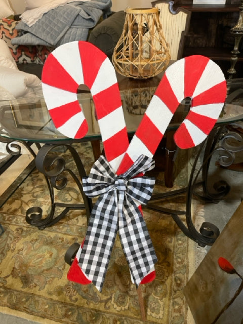 Custom Candy Cane Holiday Decor